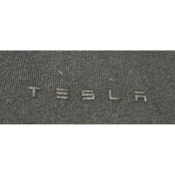 Tesla Long Sleeve Shirt Mens Size MEDIUM Black Workout TSLA - Picture 2 of 9
